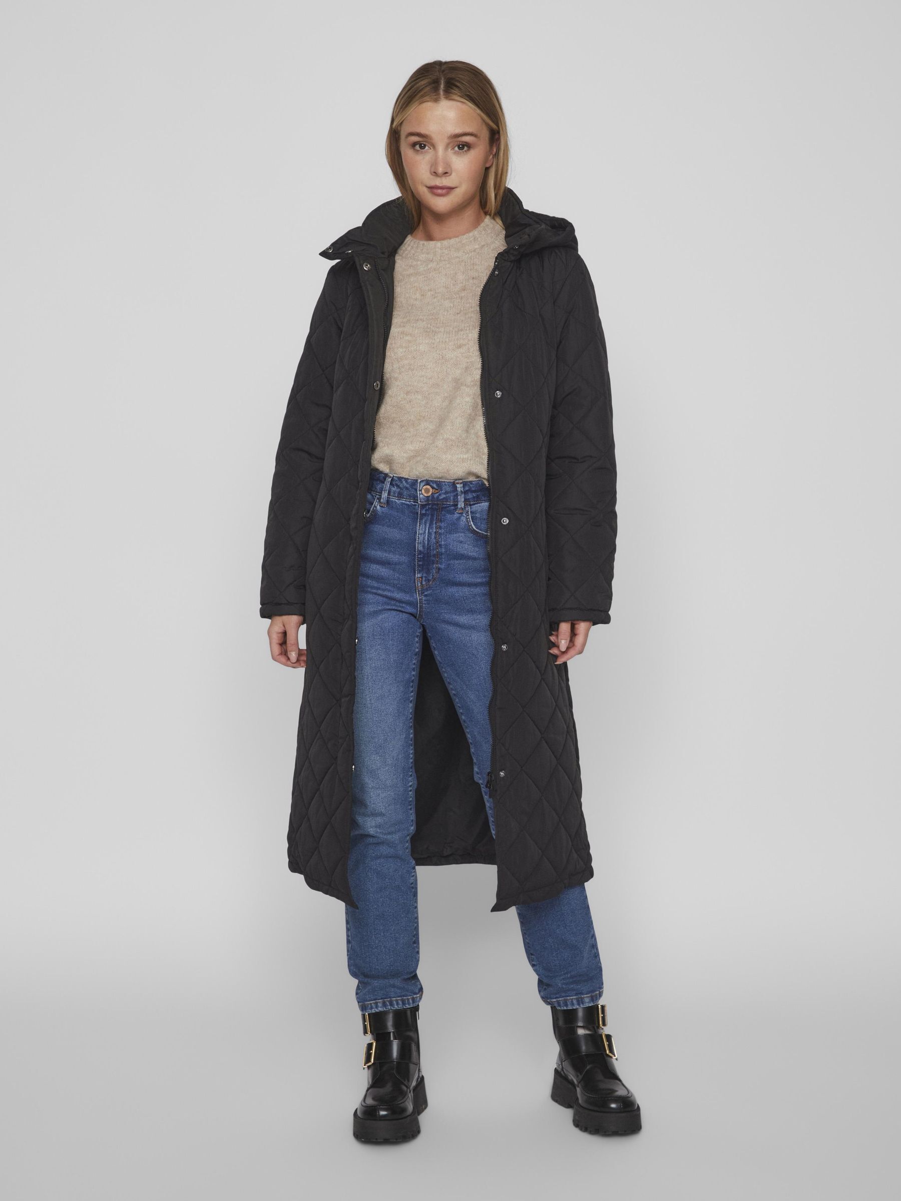 Vila vithree long discount trenchcoat