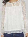 VILA VIEDEE DETAILED LONG SLEEVED BLOUSE, Snow White, highres - 14079577_SnowWhite_007.jpg