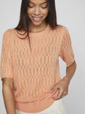 Vila SHORT SLEEVED KNITTED TOP, Shell Coral, highres - 14094926_ShellCoral_1093763_006.jpg