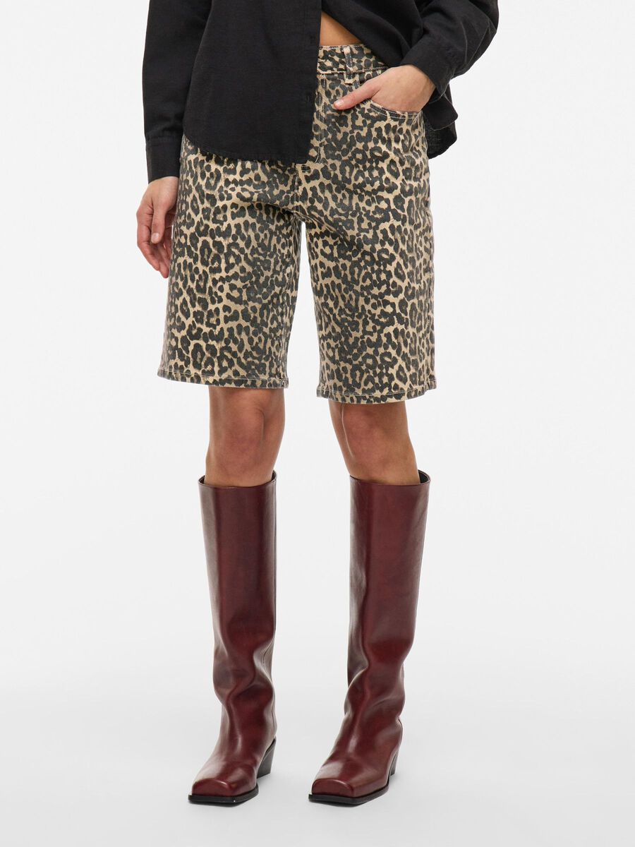 VILA LONG DENIM SHORTS, Birch, highres - 14109575_Birch_1210613_003.jpg