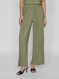 Vila CÔTELÉ PANTALON À JAMBE AMPLE, Oil Green, highres - 14089681_OilGreen_003.jpg