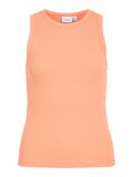VILA VISOLA ROUND NECK SLEEVELESS TOP, Cadmium Orange, highres - 14101757_CadmiumOrange_001.jpg
