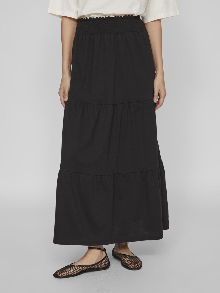 VILA HIGH-WAIST MAXI ROK, Black, highres - 14101588_Black_003.jpg
