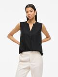 VILA V-NECK SLEEVELESS TOP, Black Beauty, highres - 14101662_BlackBeauty_003.jpg