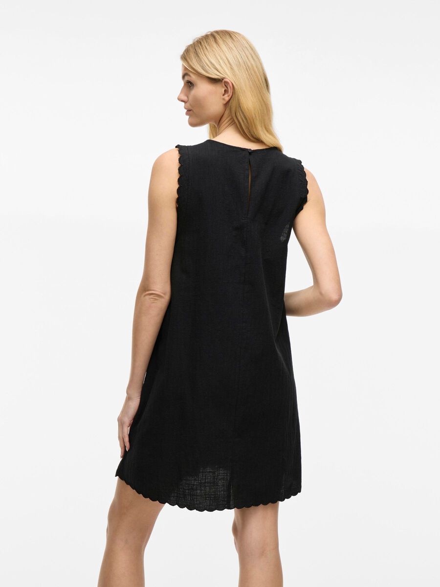 VILA VIFERNANDA SLEEVELESS SHORT DRESS, Black Beauty, highres - 14106960_BlackBeauty_004.jpg