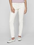 VILA À TAILLE MI-HAUTE JEAN SKINNY, White Denim, highres - 14100666_WhiteDenim_003.jpg