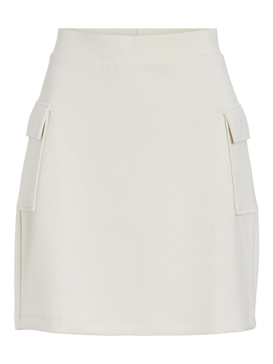 VILA HIGH  WAIST MINI SKIRT, Birch, highres - 14103950_Birch_001.jpg