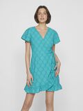 Vila SHORT SLEEVED WRAP DRESS, Tropical Green, highres - 14097466_TropicalGreen_003.jpg