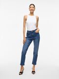 Vila MELLEMHØJ TALJE STRAIGHT FIT JEANS, Medium Blue Denim, highres - 14080228_MediumBlueDenim_005.jpg