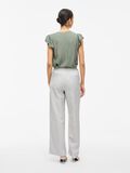 VILA VIVARONE HIGH WAIST WIDE LEG BROEK, Light Grey Melange, highres - 14087407_LightGreyMelange_004.jpg