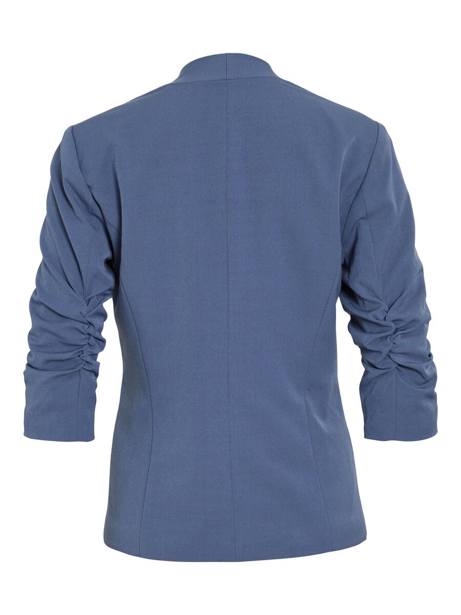 VILA VIHER MANGAS 3/4, PRENDA AJUSTADA BLAZER, Vintage Indigo, highres - 14039434_VintageIndigo_002.jpg