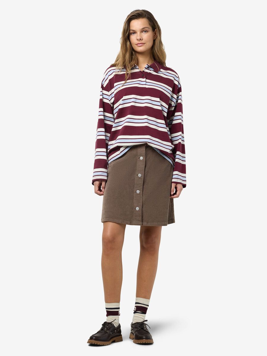 Noisy May CORDUROY MINI SKIRT, Morel, highres - 27034400_Morel_004.jpg