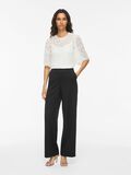 Product image thumbnail - VISTACIA BLONDE TOP MED KORTE &AElig;RMER, Cloud Dancer | 4