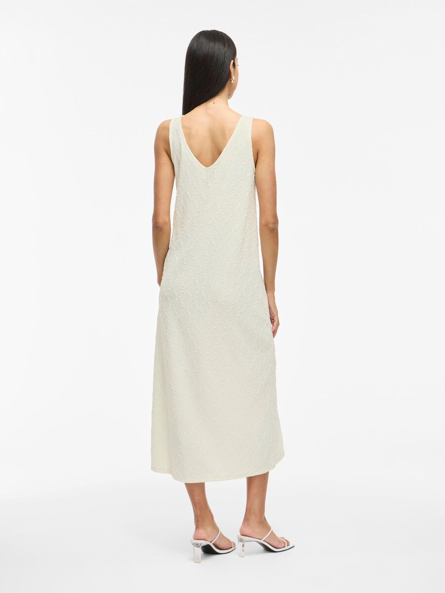 VILA VIMIST SLEEVELESS MIDI DRESS, Birch, highres - 14112693_Birch_004.jpg