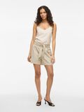 VILA HIGH WAIST SHORTS, Feather Gray, highres - 14105616_FeatherGray_005.jpg