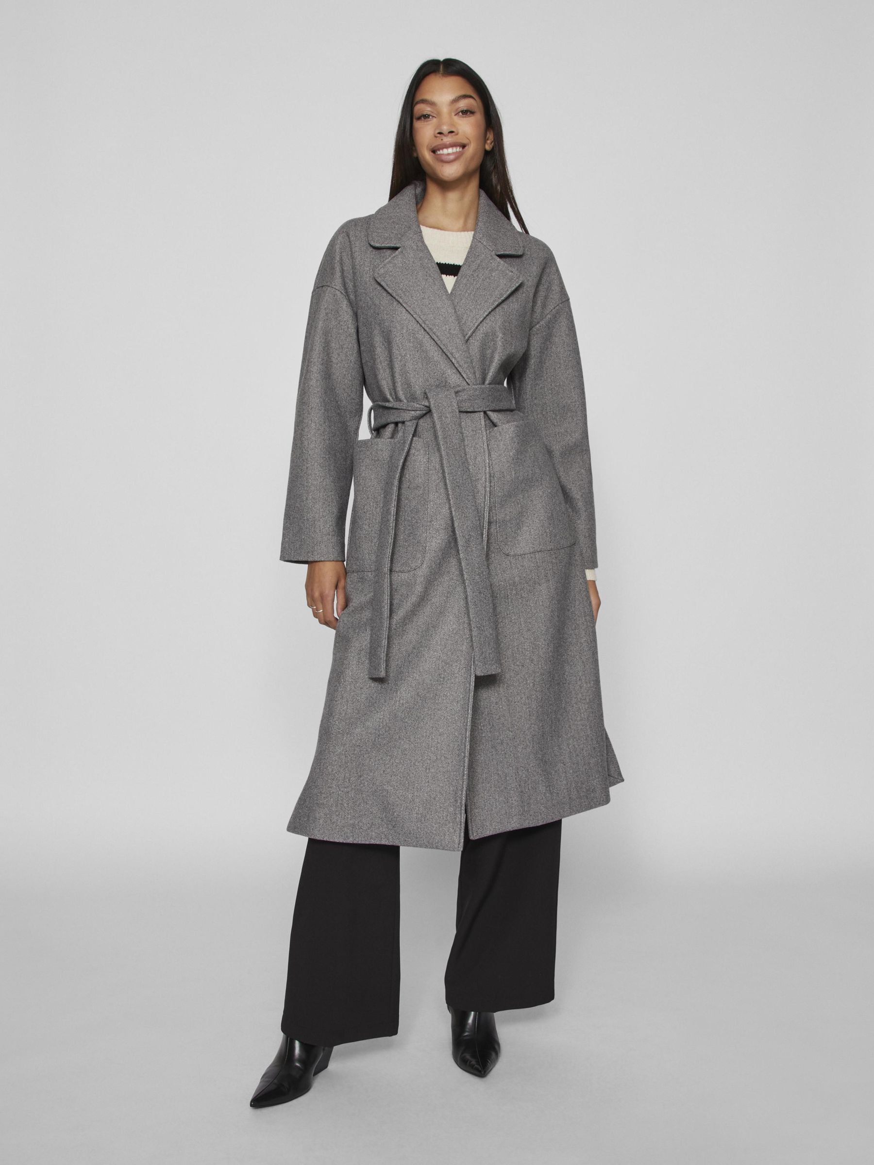 Waist new arrivals tie coat