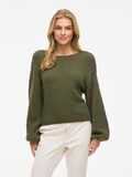 VILA BALLOON SLEEVED KNITTED JUMPER, Capulet Olive, highres - 14087558_CapuletOlive_003.jpg