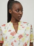 Vila SPLIT-NECK TOP MET KORTE MOUWEN, White Alyssum, highres - 14075816_WhiteAlyssum_945886_006.jpg