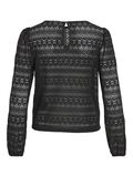 VILA ROUND NECK LONG SLEEVED TOP, Black, highres - 14095731_Black_002.jpg