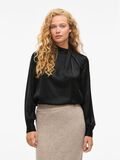 Product image thumbnail - VISOFIE HIGH NECK LONG SLEEVED TOP, Black | 1