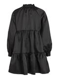 Vila RUFFLE SHORT DRESS, Black, highres - 14078506_Black_002.jpg
