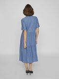 VILA SHORT SLEEVED MIDI DRESS, Coronet Blue, highres - 14103582_CoronetBlue_004.jpg