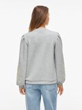 VILA LANGERMET SWEATSHIRT, Light Grey Melange, highres - 14110168_LightGreyMelange_1220075_004.jpg