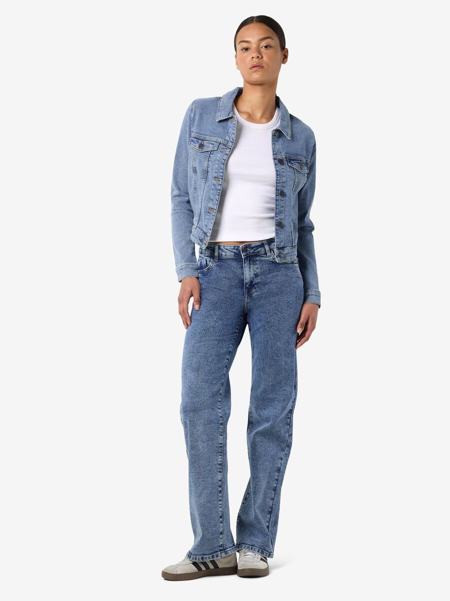 Noisy May CLASSIQUE VESTE EN JEAN, Light Blue Denim, highres - 27034410_LightBlueDenim_004.jpg