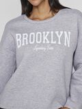 VILA RUNDHALS SWEATSHIRT, Light Grey Melange, highres - 14110530_LightGreyMelange_1222596_006.jpg