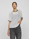 VILA ROUND NECK T-SHIRT, Snow White, highres - 14108126_SnowWhite_003.jpg