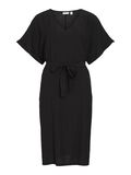 VILA V-NECK MIDI DRESS, Black Beauty, highres - 14106159_BlackBeauty_001.jpg