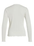 Vila RIBBED LONG SLEEVED TOP, Cloud Dancer, highres - 14084649_CloudDancer_002.jpg