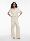VILA VIDELAIA HIGH WAIST WIDE-LEG TROUSERS, Birch, highres - 14106628_Birch_005.jpg