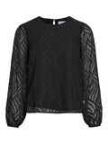 VILA VIMIKA ROUND NECK LONG SLEEVED TOP, Black Beauty, highres - 14107406_BlackBeauty_001.jpg