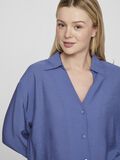 VILA VIDOMIRA V-NECK LONG SLEEVED SHIRT, Bijou Blue, highres - 14095705_BijouBlue_006.jpg