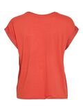 VILA VIELLETTE SHORT SLEEVED TOP, Paprika, highres - 14059563_Paprika_002.jpg