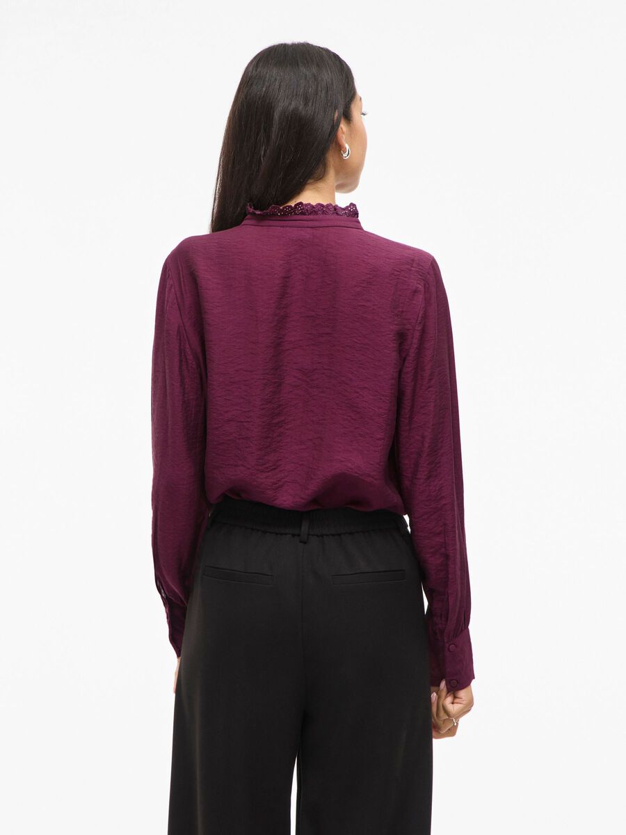 Carousel image - VIMALIMA FRILL LONG SLEEVED SHIRT, Fig | 2