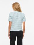 Product image thumbnail - VILOWEN SHORT SLEEVED KNITTED TOP, Nantucket Breeze | 2