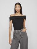 VILA RIBBET OFF-SHOULDER TOPP, Black, highres - 14106166_Black_003.jpg