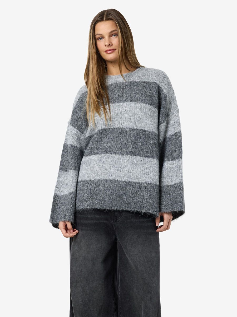 Noisy May NMSUTTON PULLOVER, Light Grey Melange, highres - 27031244_LightGreyMelange_1130763_003.jpg