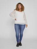 Vila CURVE - POLKA DOT LONG SLEEVED TOP, Cloud Dancer, highres - 14074544_CloudDancer_005.jpg