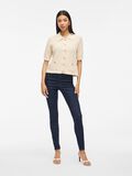 VILA VISARAH MID-WAIST SKINNY FIT JEANS, Dark Blue Denim, highres - 14108880_DarkBlueDenim_005.jpg