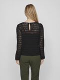 VILA ROUND NECK LONG SLEEVED TOP, Black, highres - 14095731_Black_004.jpg