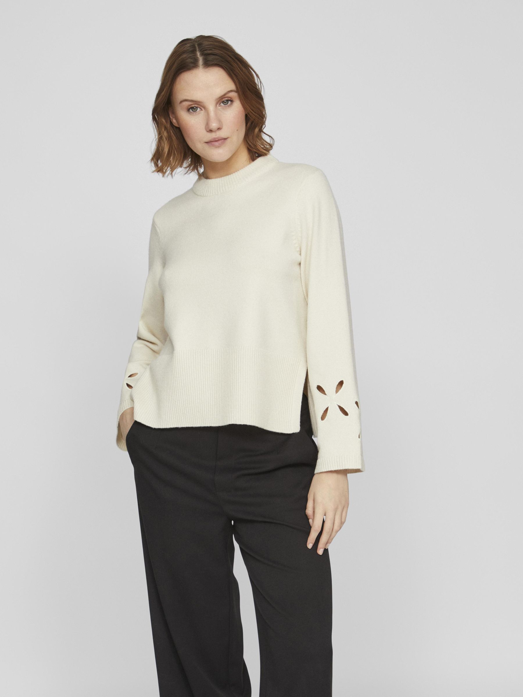 ORNE PULL EN MAILLE Gris VILA