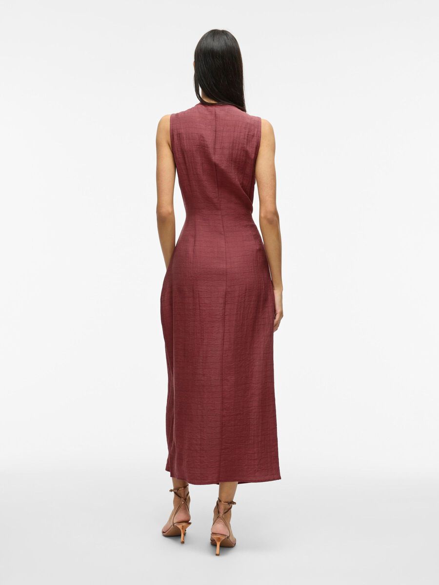 VILA VIENZA SLEEVELESS MAXI DRESS, Burnt Henna, highres - 14110587_BurntHenna_004.jpg