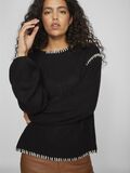 Product image thumbnail - STITCH - KNITTED PULLOVER, Black | 5