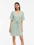 VILA SHORT SLEEVED SHORT DRESS, Silt Green, highres - 14101668_SiltGreen_003.jpg