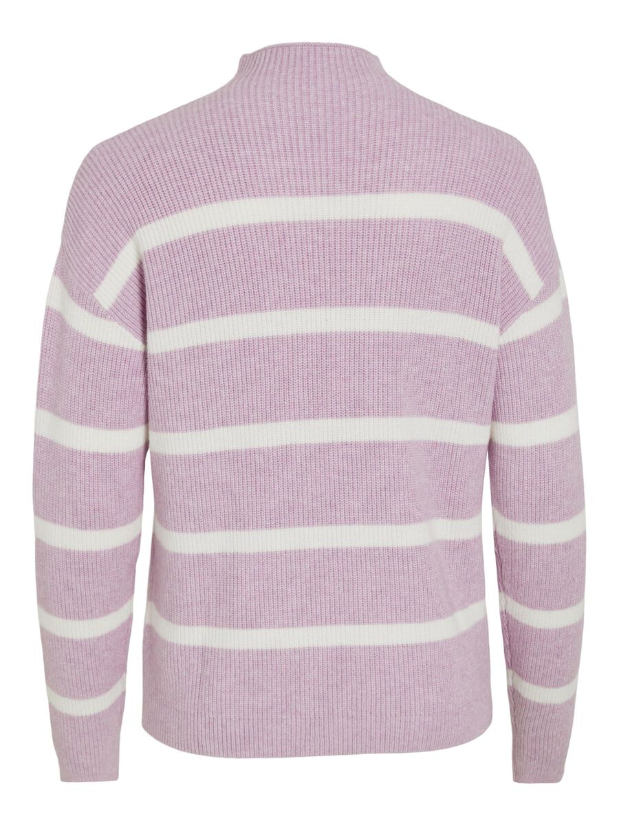 VILA VIRIL STRIPED PULLOVER A MAGLIA, Winsome Orchid, highres - 14091615_WinsomeOrchid_1070770_002.jpg