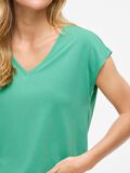 VILA VIMODALA V-NECK SHORT SLEEVED TOP, Winter Green, highres - 14074847_WinterGreen_006.jpg