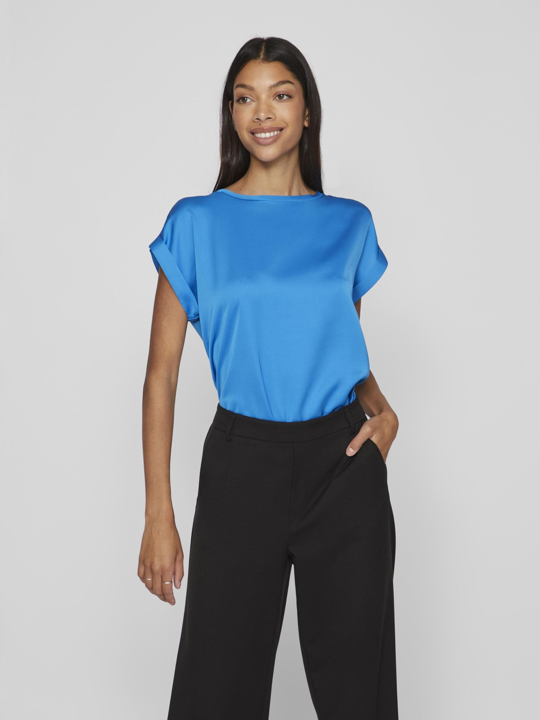 Vila shirt outlet korte mouw
